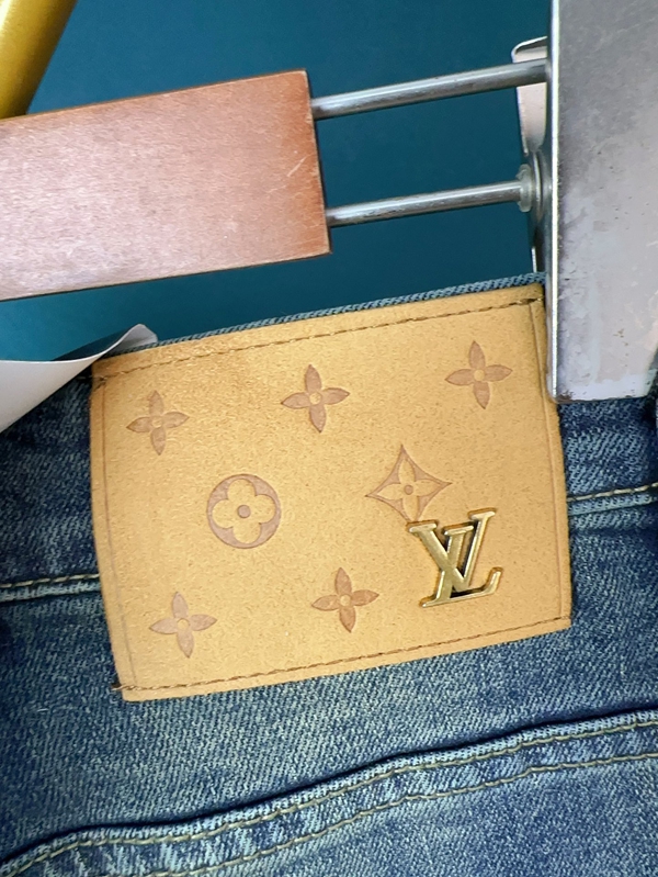 ブランドジーンズ素材ディテール